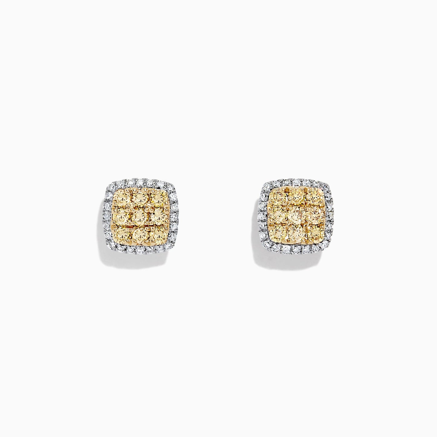 14K solid gold diamond hoop earrings for women with brilliant round-cut diamonds, perfect for luxury everyday wear.