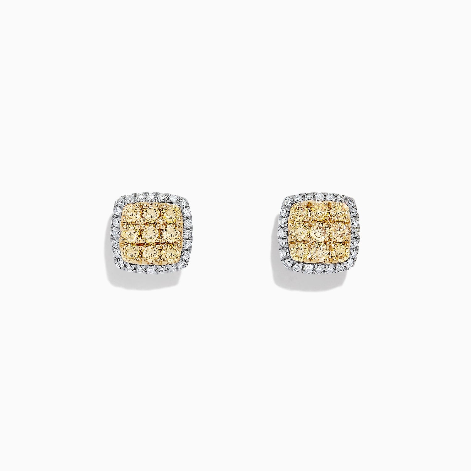 14K solid gold diamond hoop earrings for women with brilliant round-cut diamonds, perfect for luxury everyday wear.