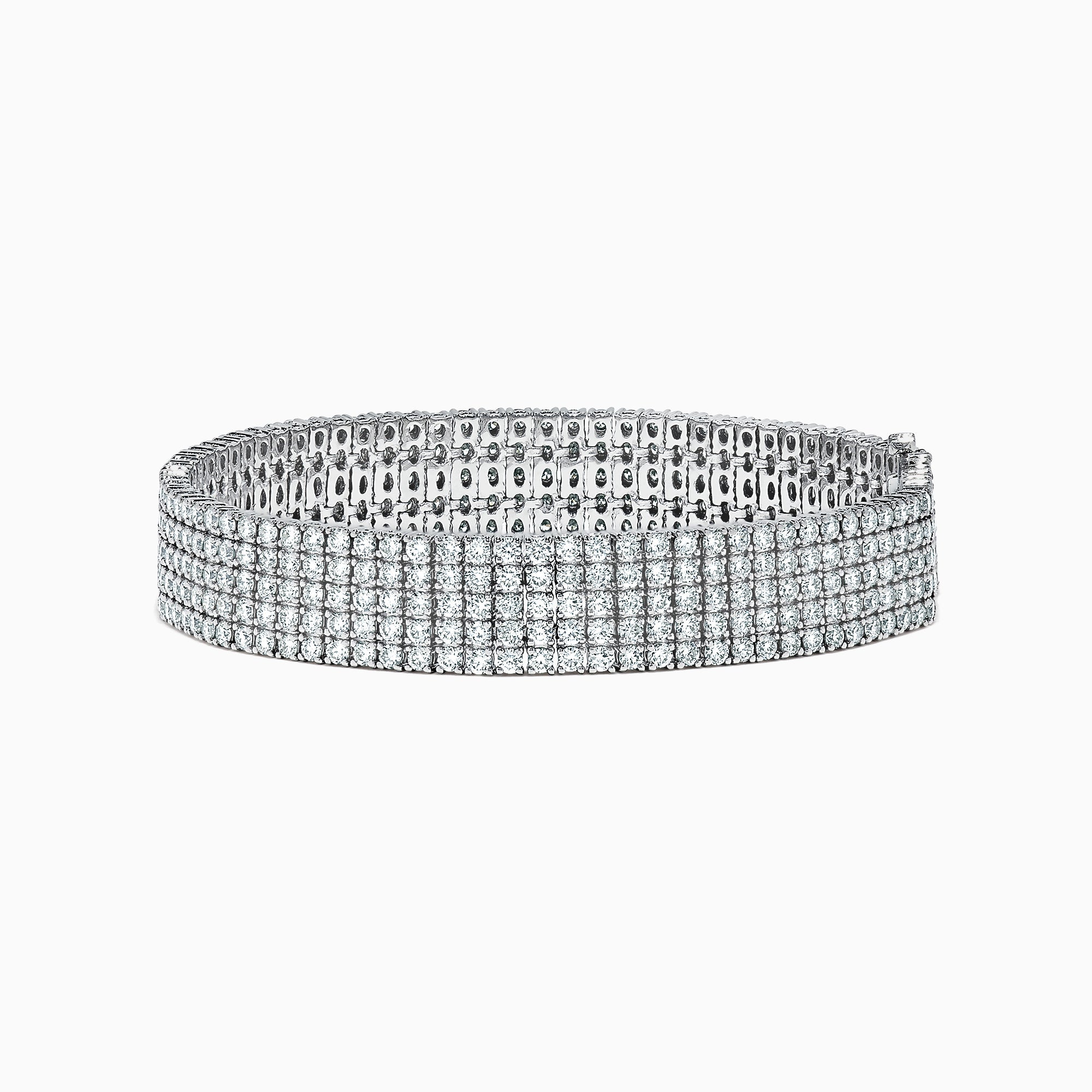 Pave Classica 14K White Gold Diamond Bracelet, 10.05 TCW