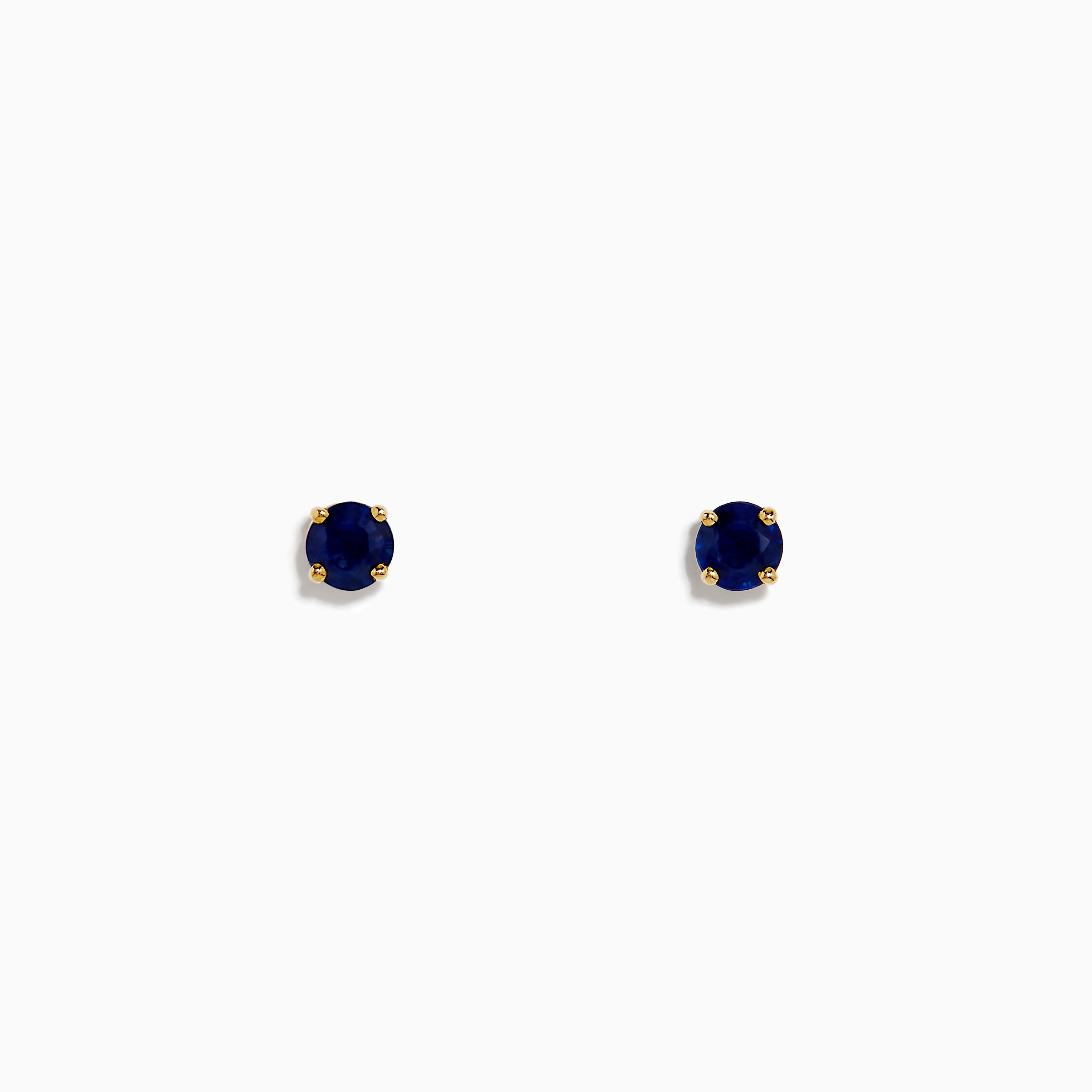 Royal Bleu 14K Yellow Gold Natural Sapphire Earrings