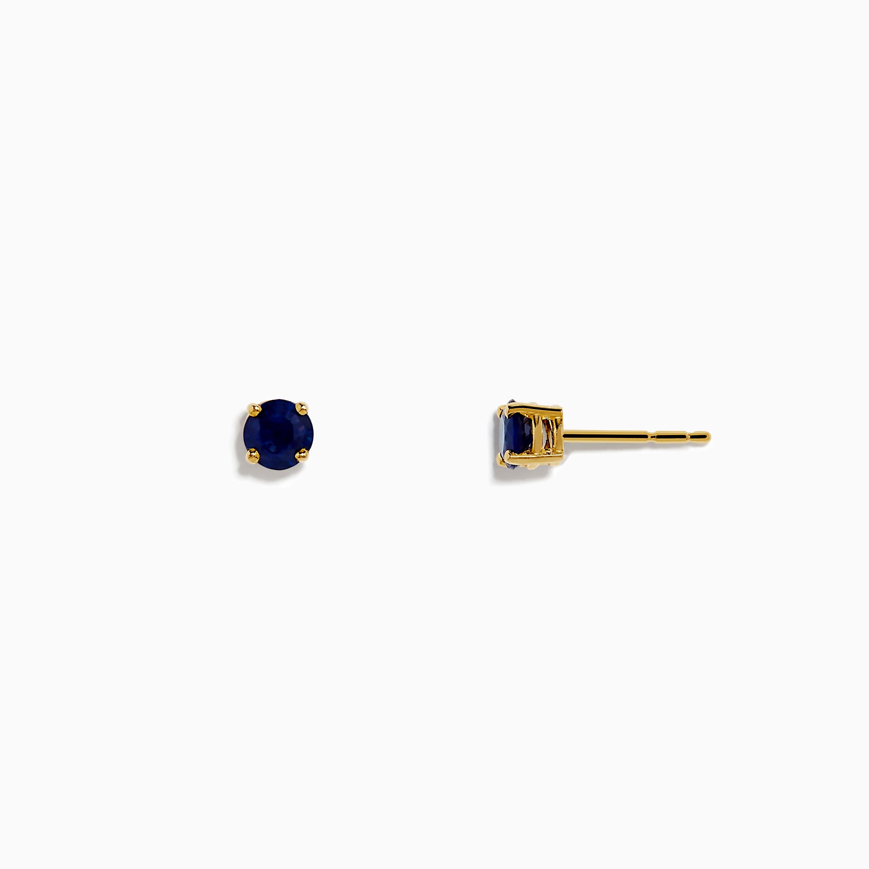 Royal Bleu 14K Yellow Gold Natural Sapphire Earrings