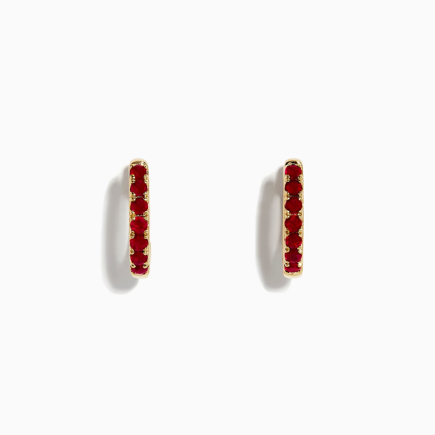 4K solid gold diamond hoop earrings for women with brilliant round-cut diamonds, perfect for luxury everyday wear.