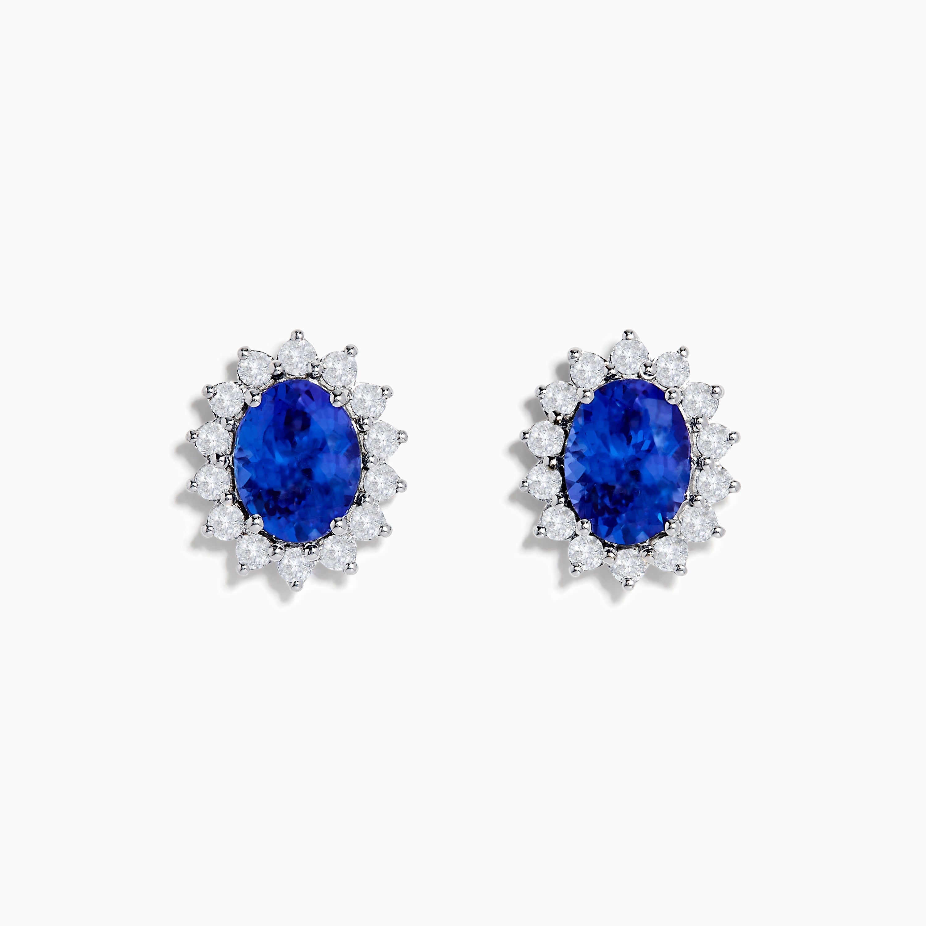 Nahla Siri 14K White Gold Tanzanite and Diamond Earrings