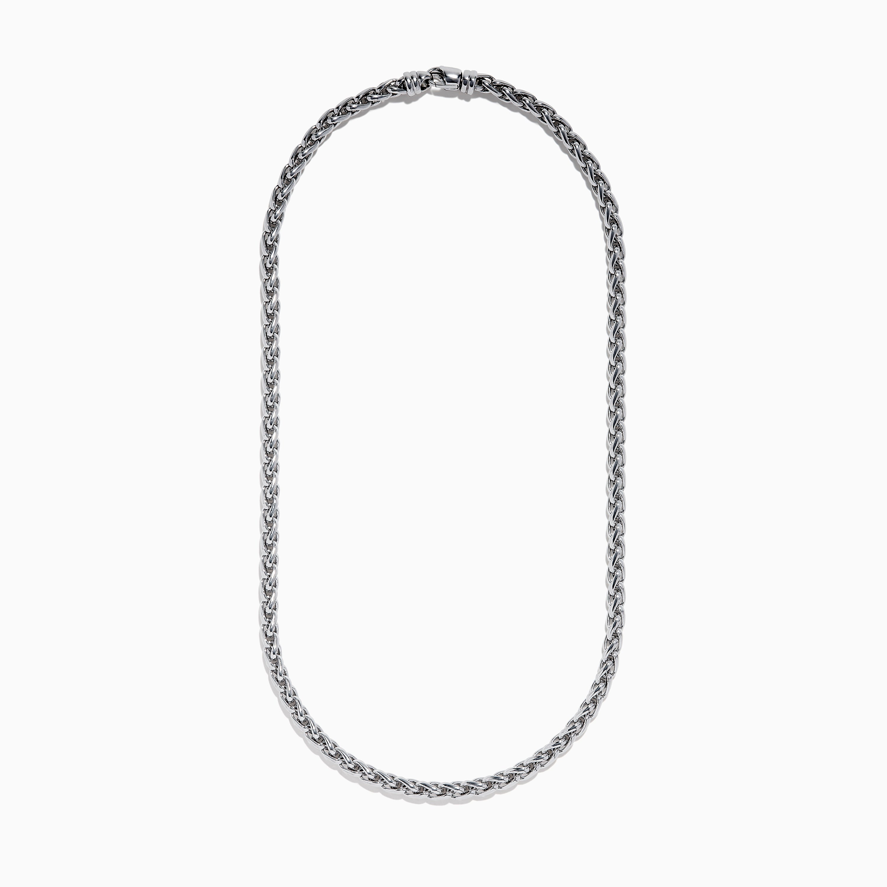 Men's 925 Sterling Silver 22" Chain Necklace