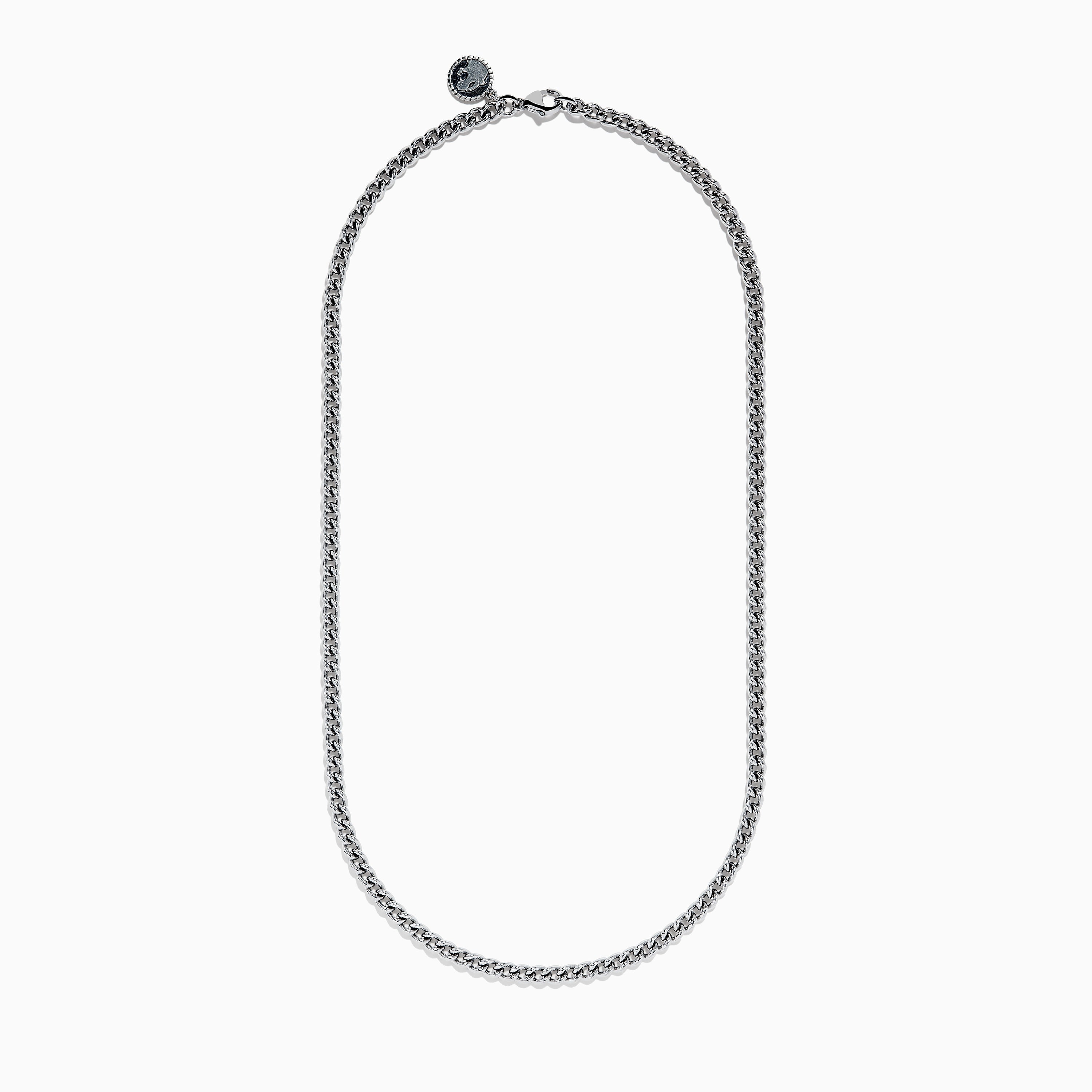 Men's 925 Sterling Silver Chain Necklace