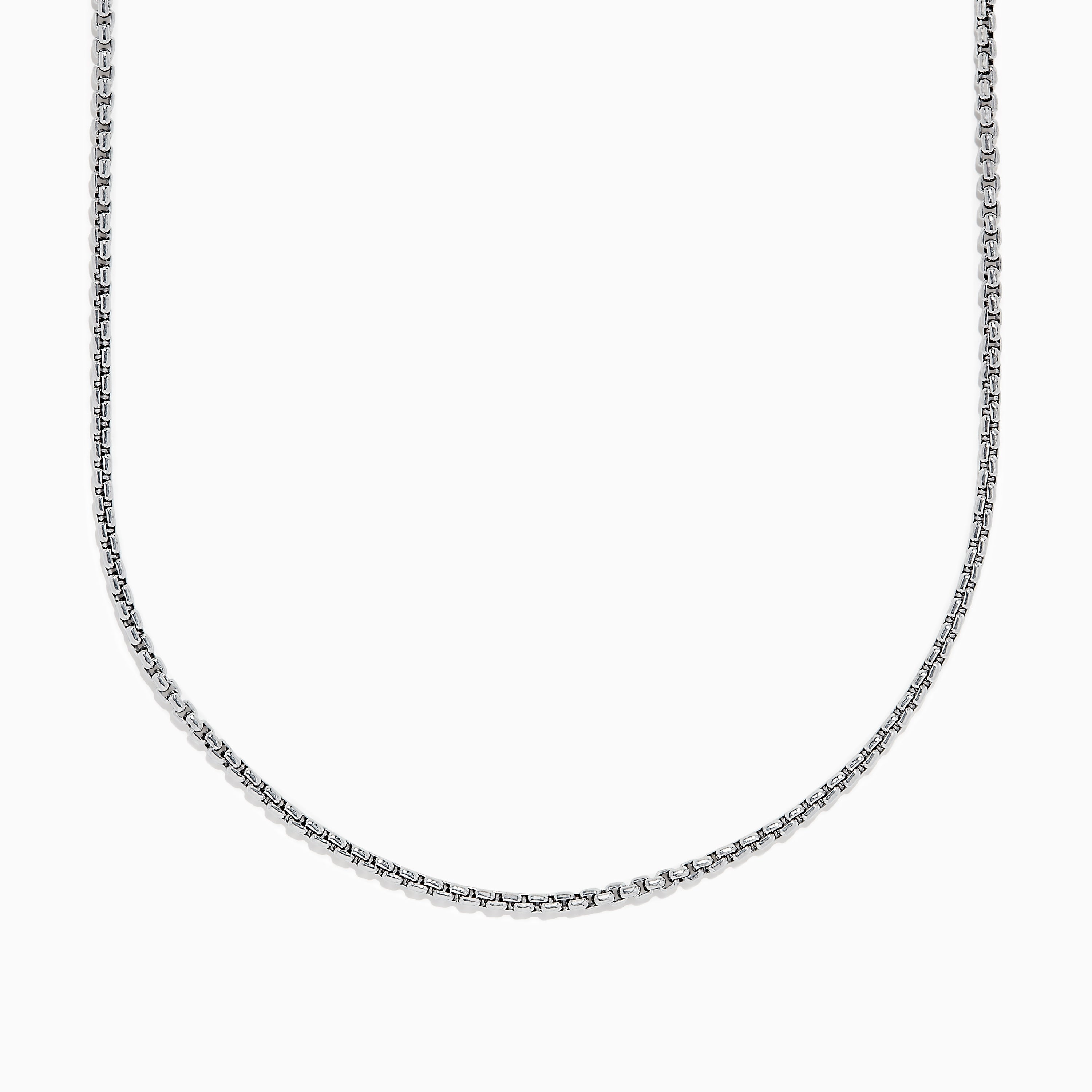 Men's 925 Sterling Silver Chain Necklace