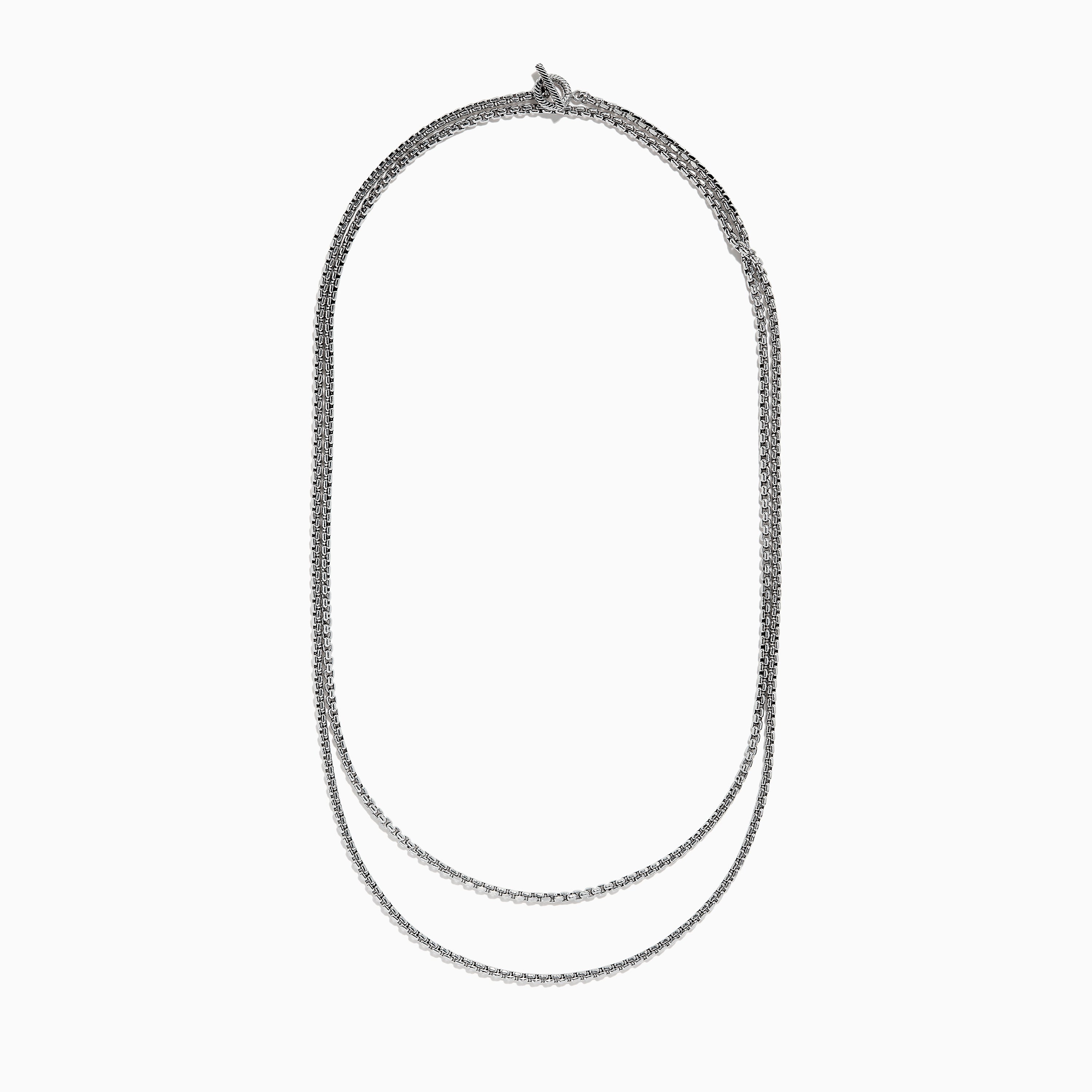 Men's 925 Sterling Silver Chain Necklace