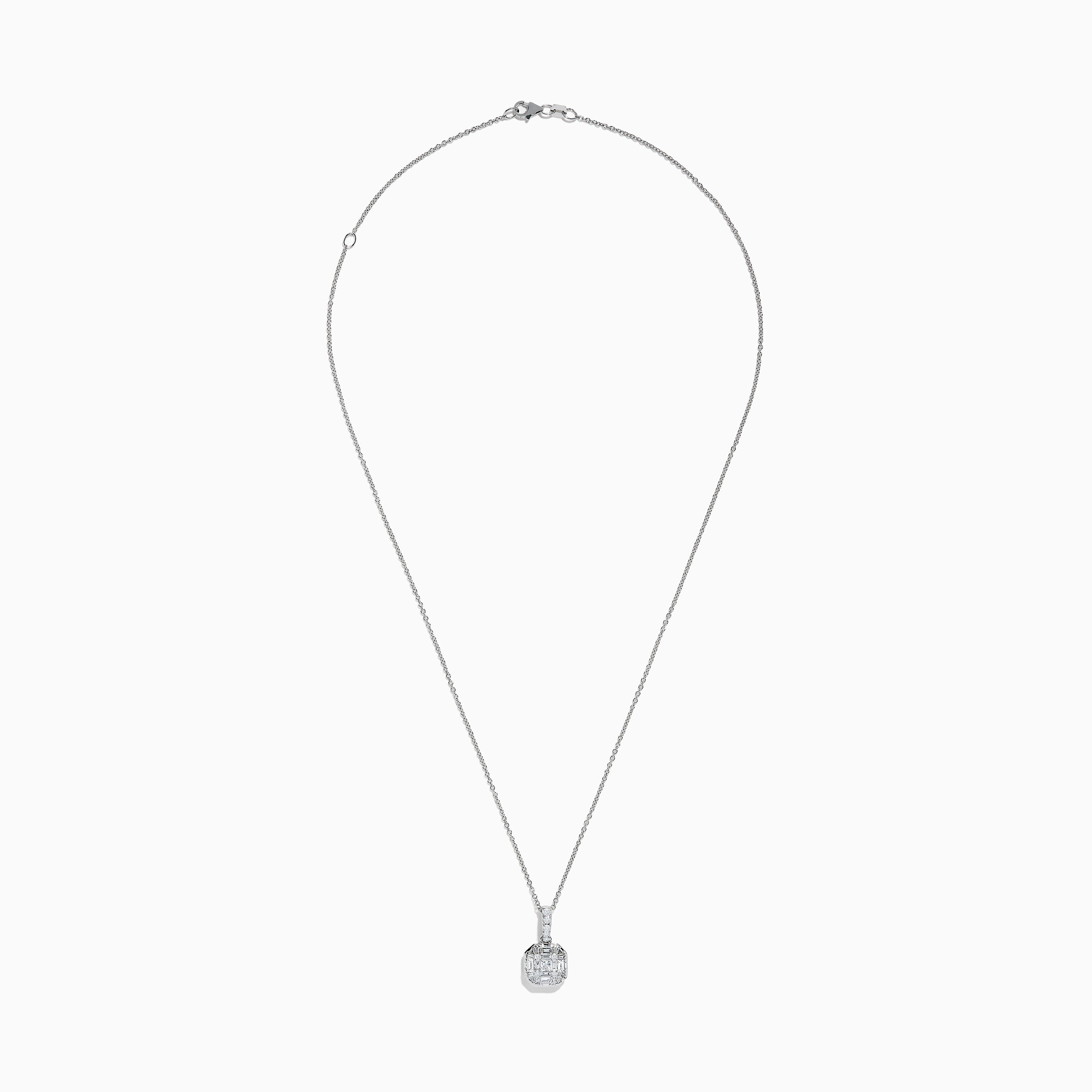 Classique 14K White Gold Pendant