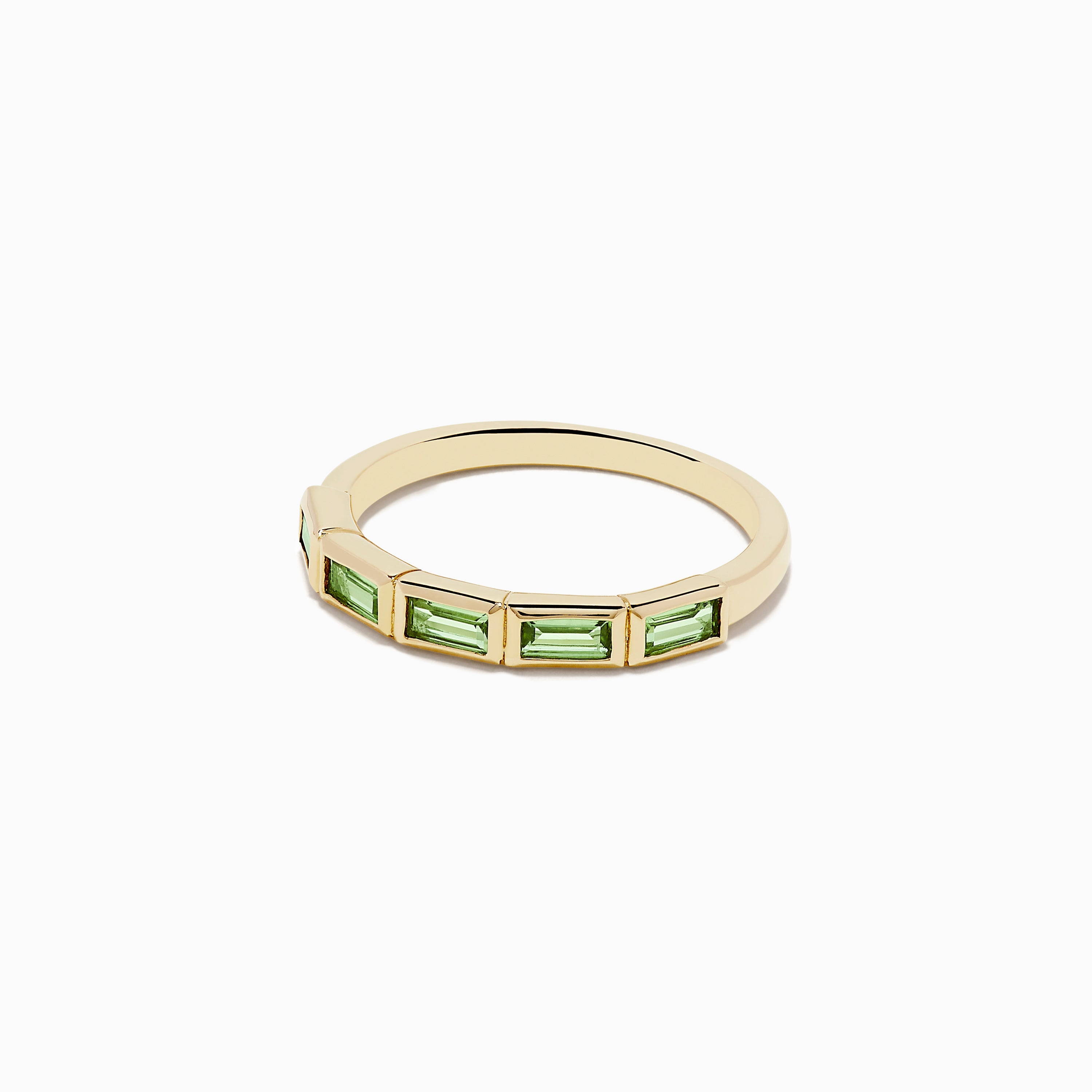 14K Yellow Gold Peridot Ring