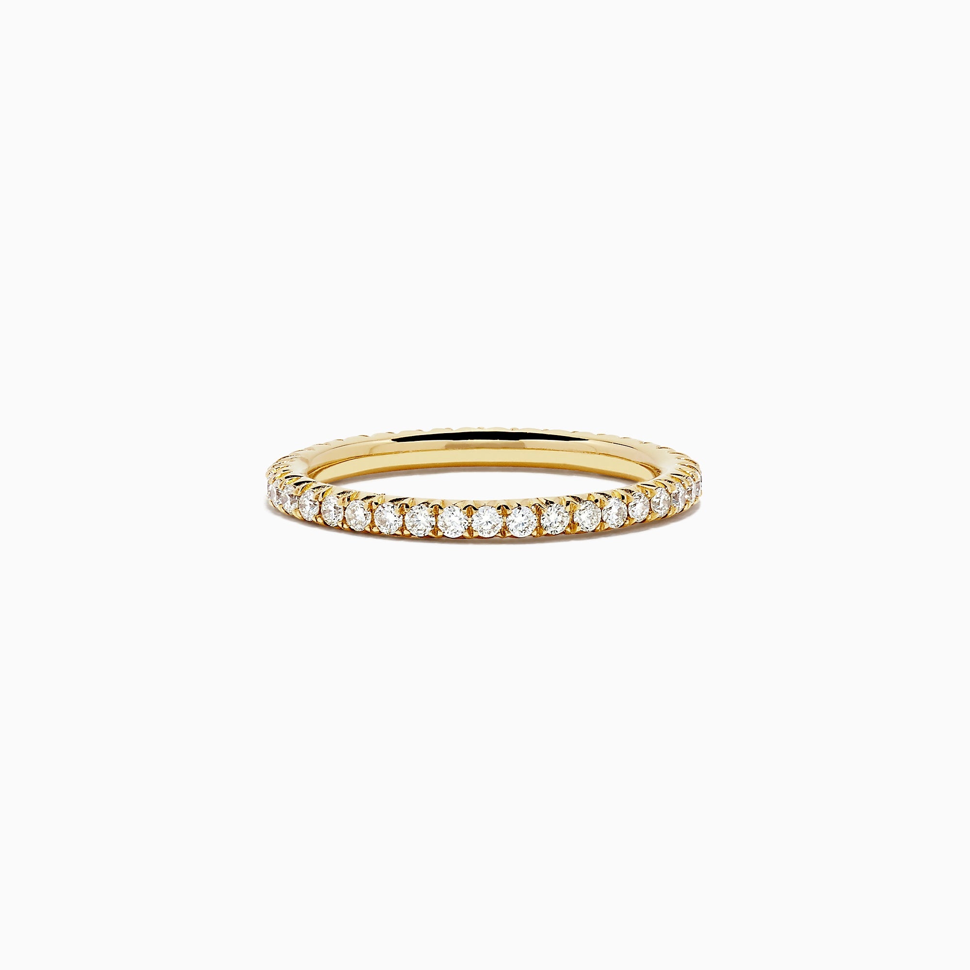 18K Yellow Gold Yellow Diamond Eternity Band, 0.54 TCW