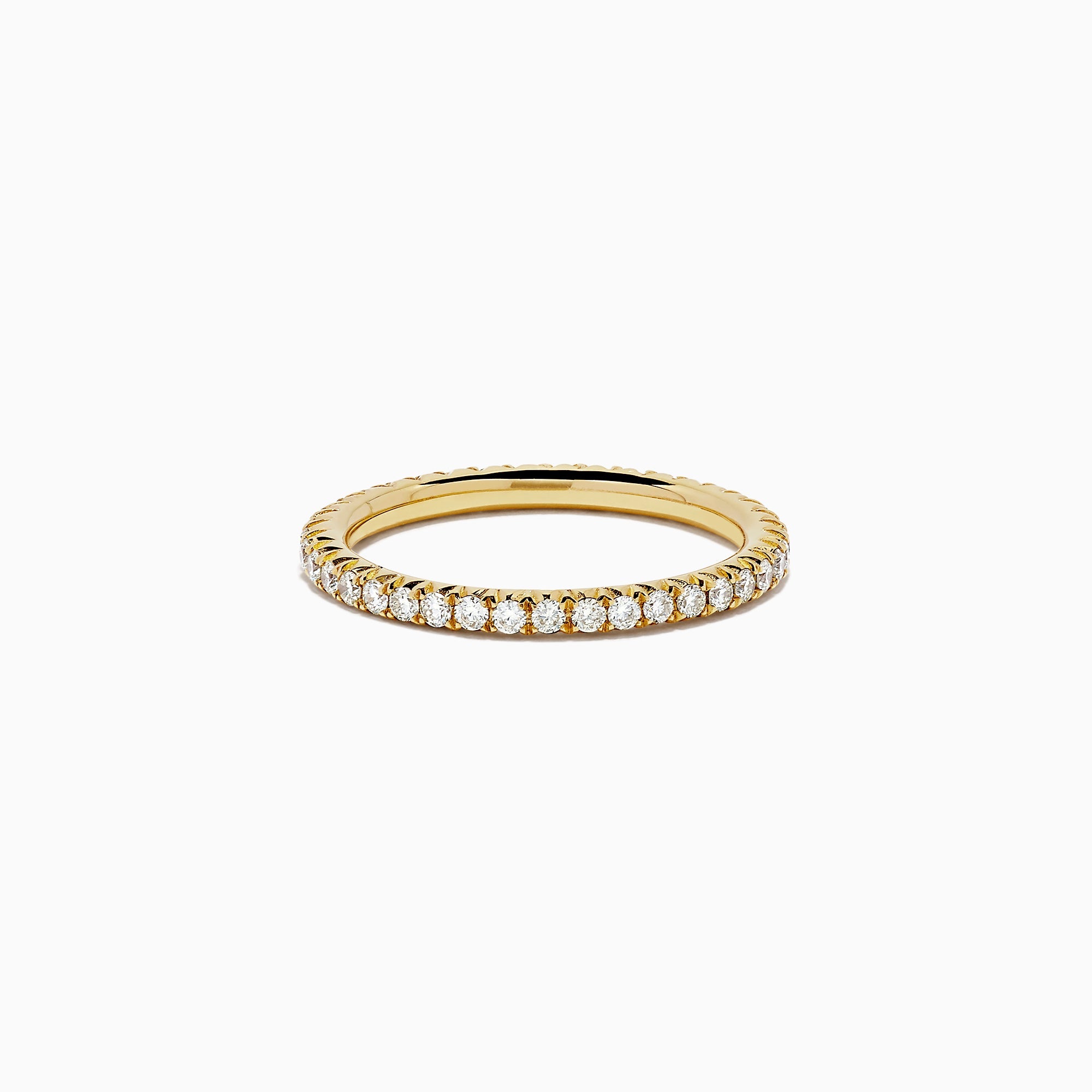 18K Yellow Gold Yellow Diamond Eternity Band, 0.54 TCW