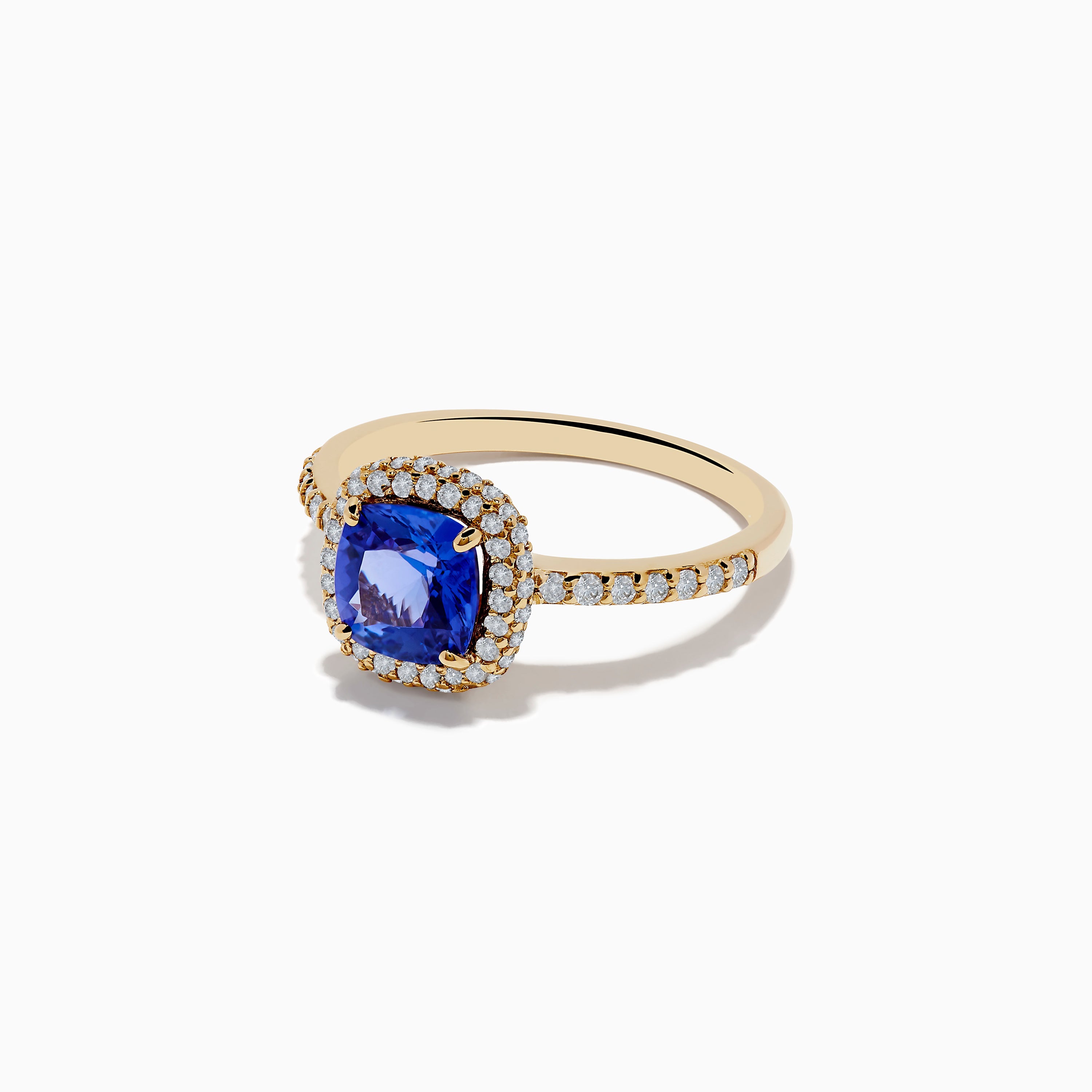 Nahla Siri 14K Yellow Gold Tanzanite and Diamond Ring