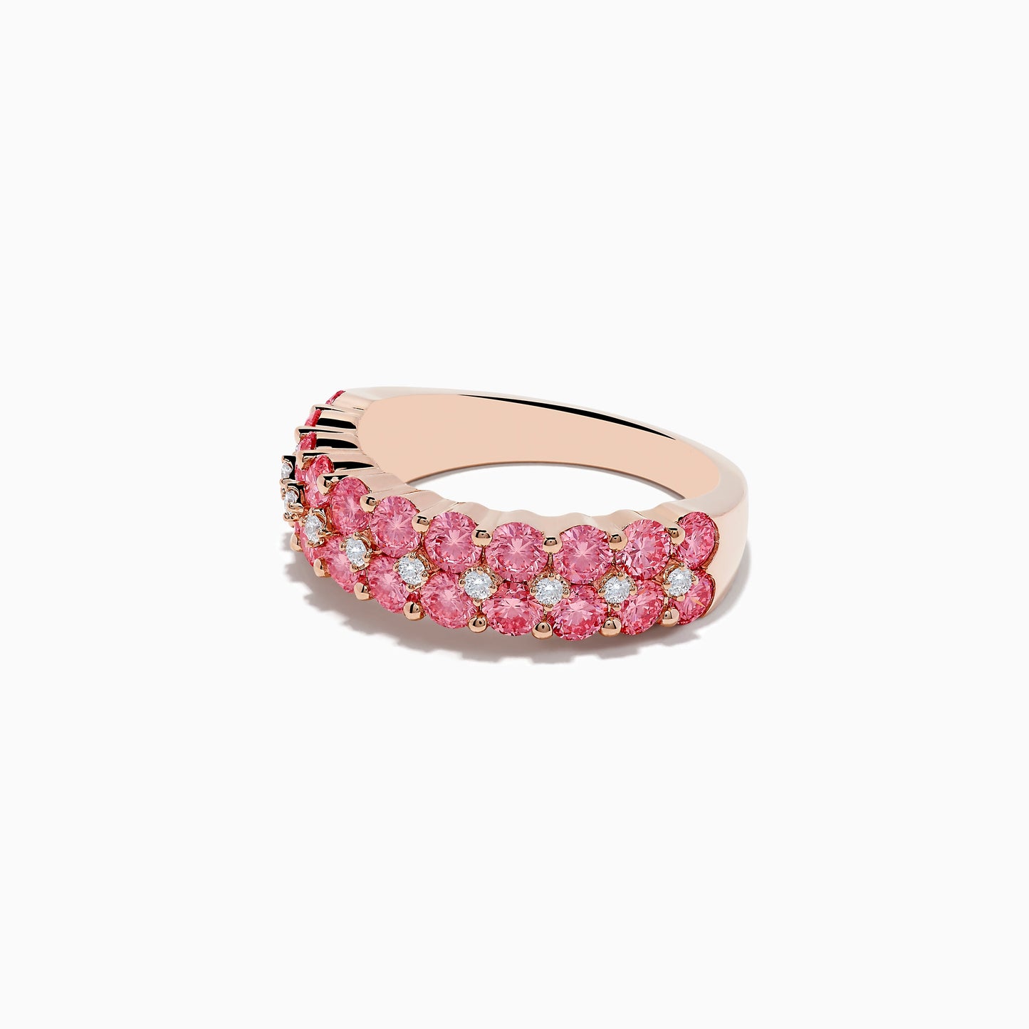 Reverie 14K Gold Lab Grown Pink and White Diamond Ring