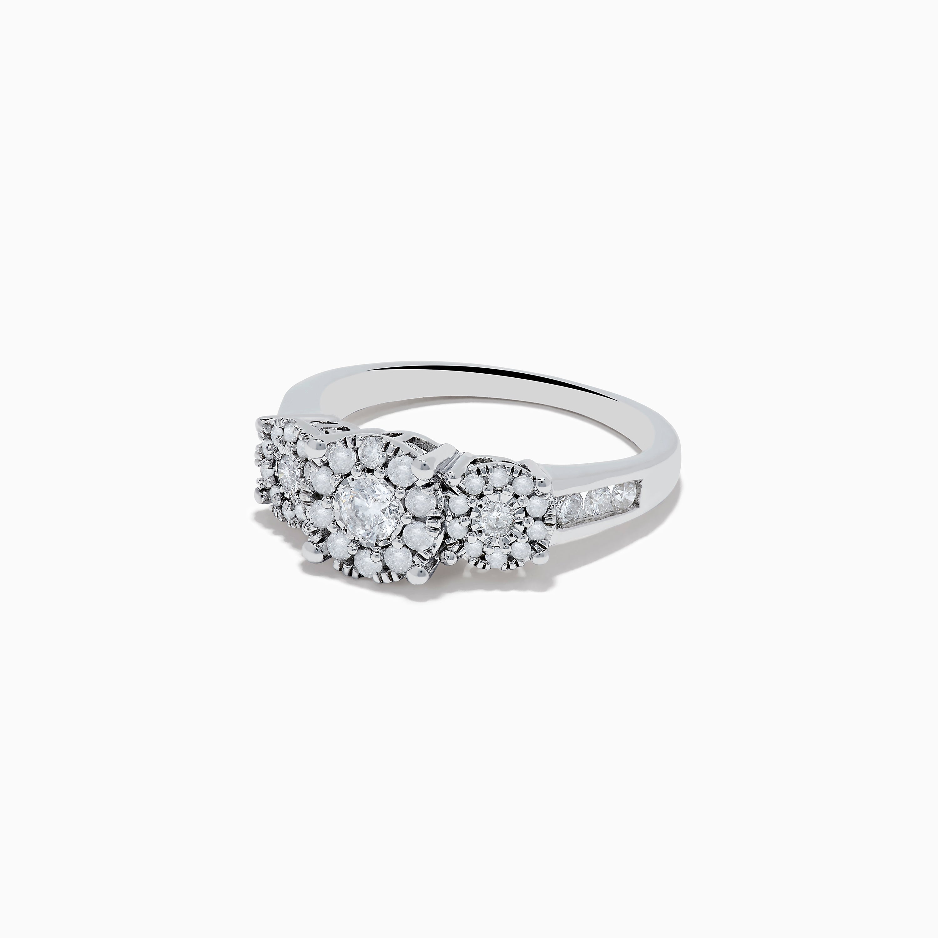 Bouquet 925 Silver Diamond Ring