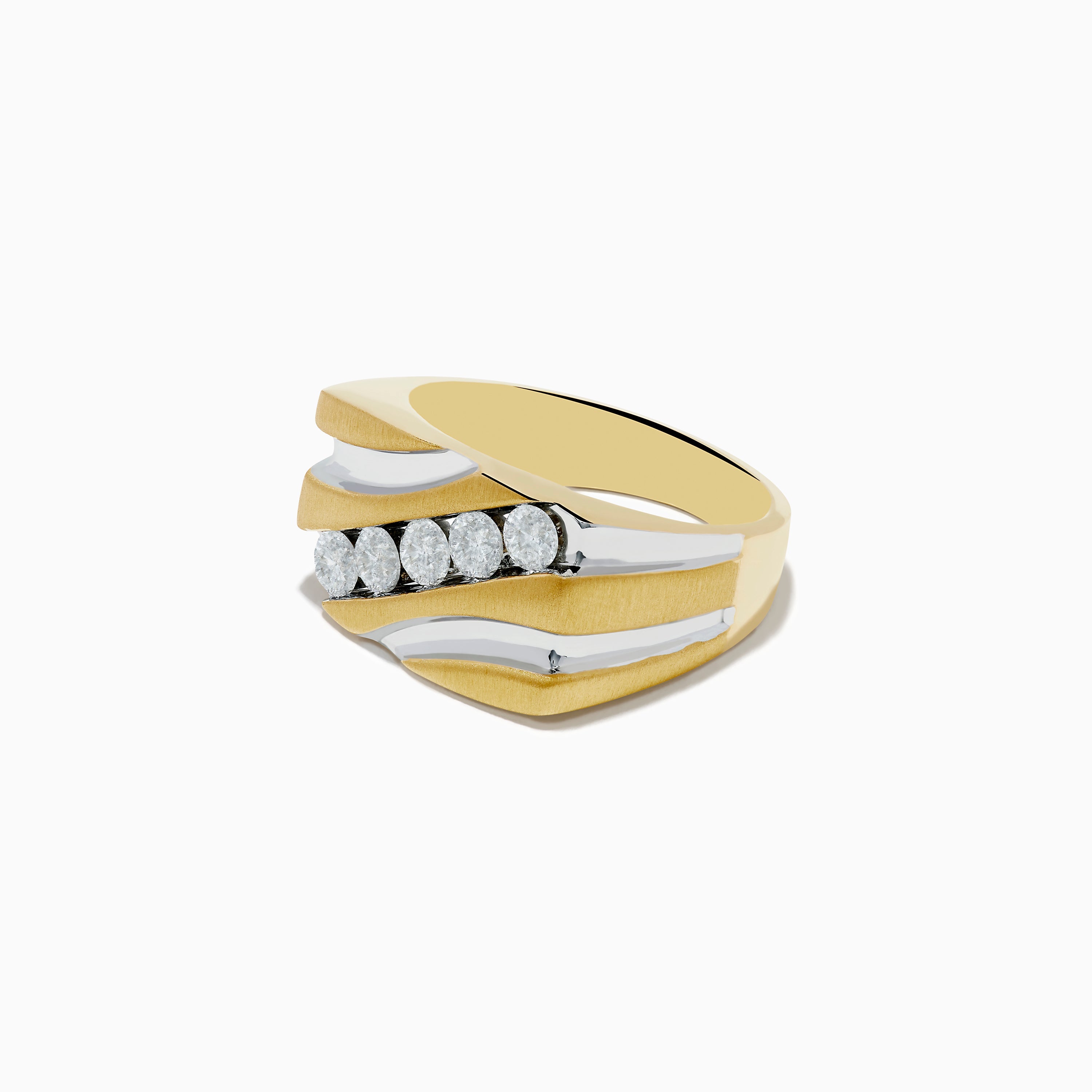 Men's 14K Yellow Gold Diamond Ring