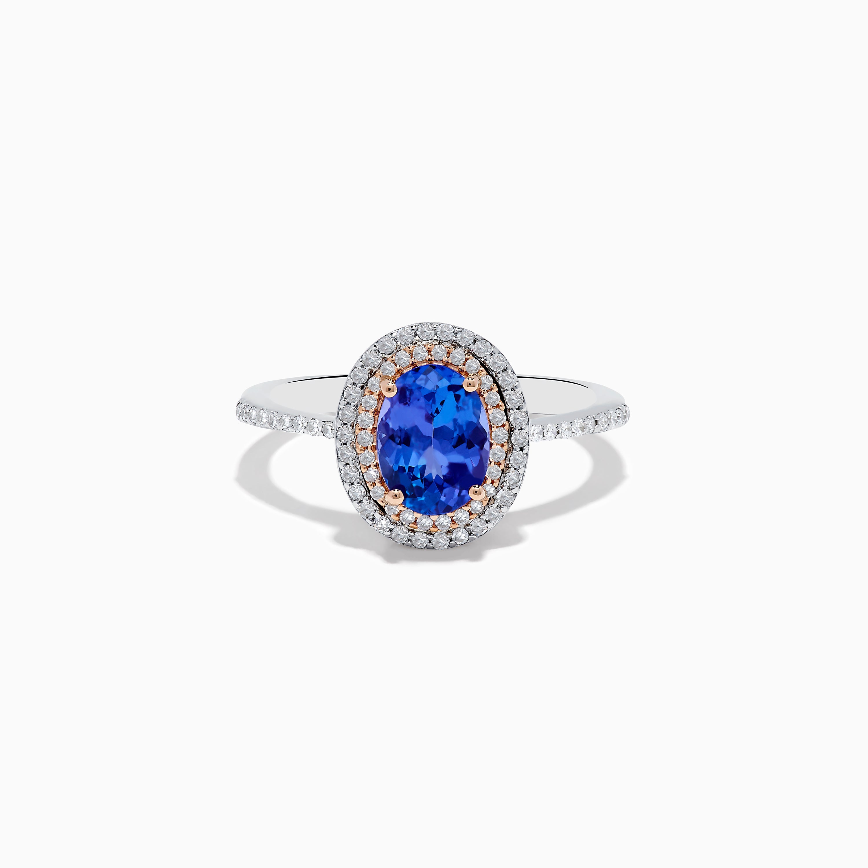 Nahla Siri 14K Two Tone Tanzanite and Diamond Ring