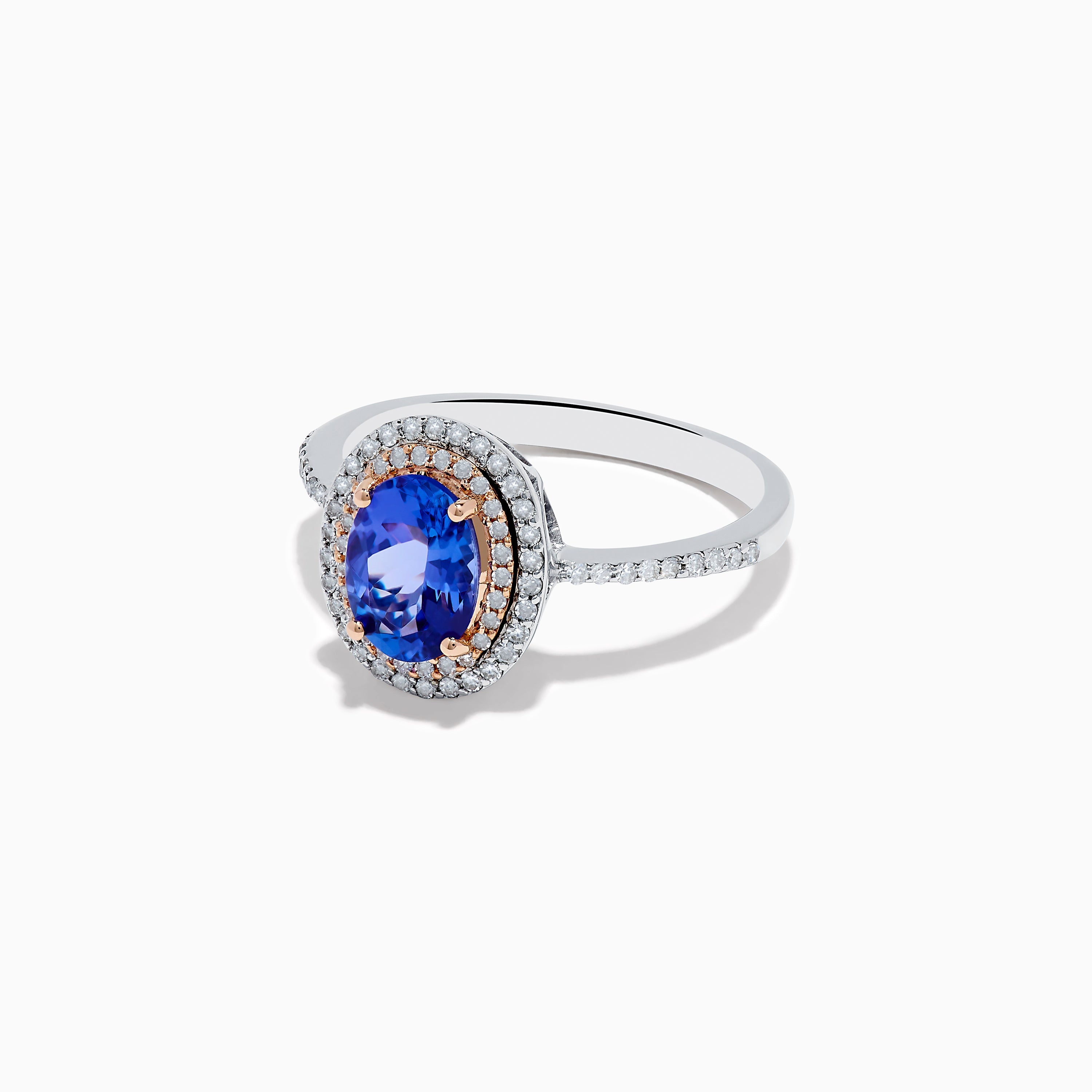 Nahla Siri 14K Two Tone Tanzanite and Diamond Ring