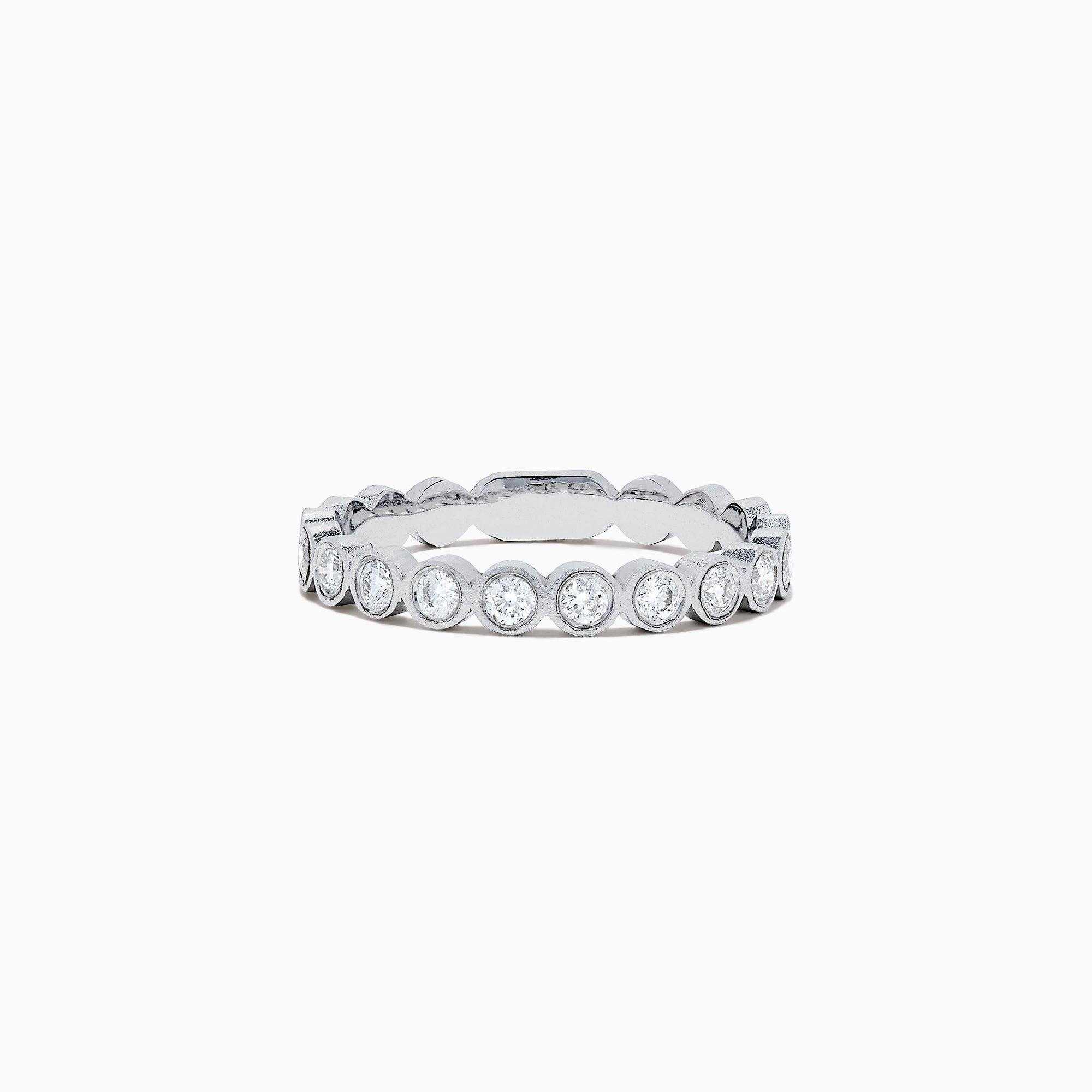 14K White Gold Diamond Band, 0.29 TCW