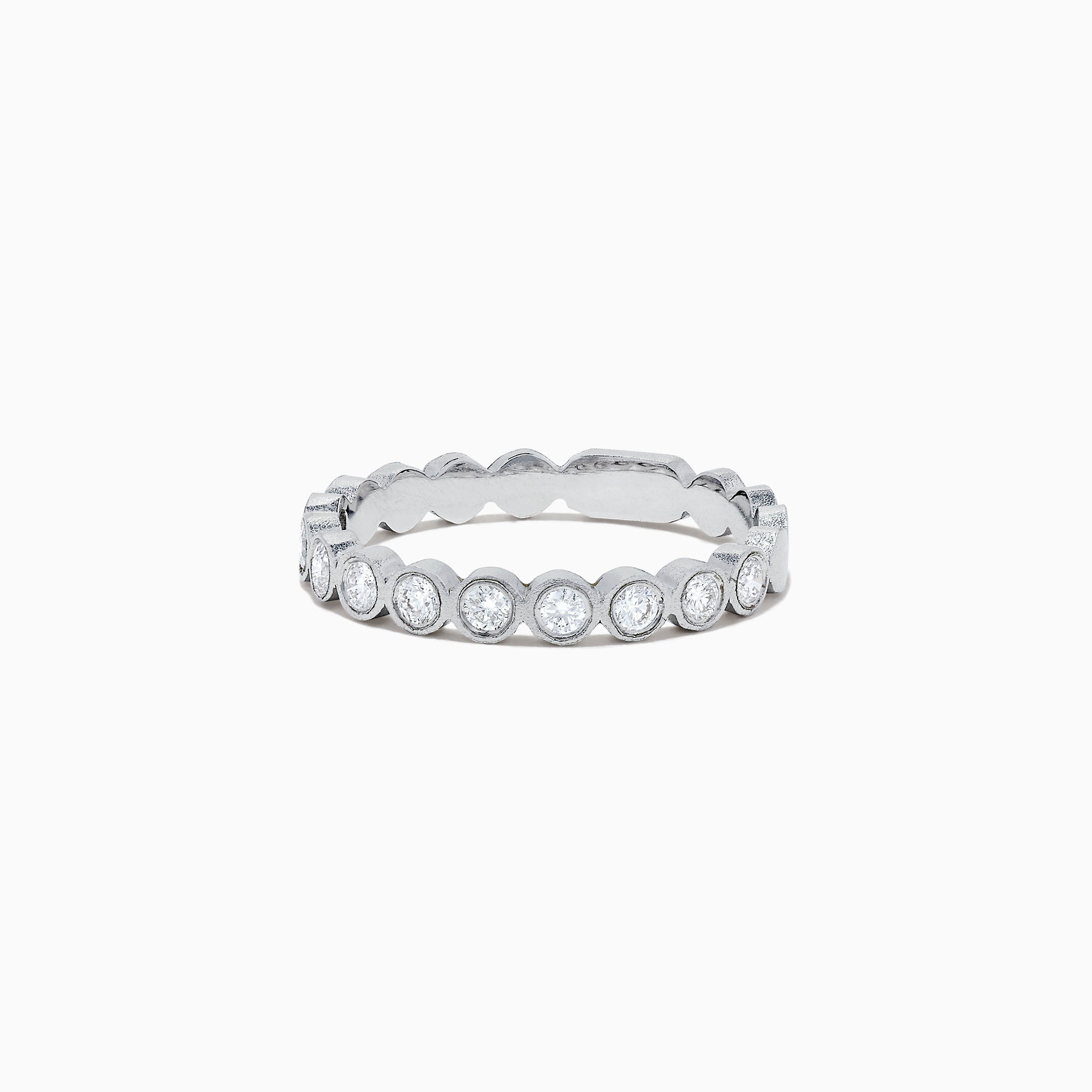 14K White Gold Diamond Band, 0.29 TCW