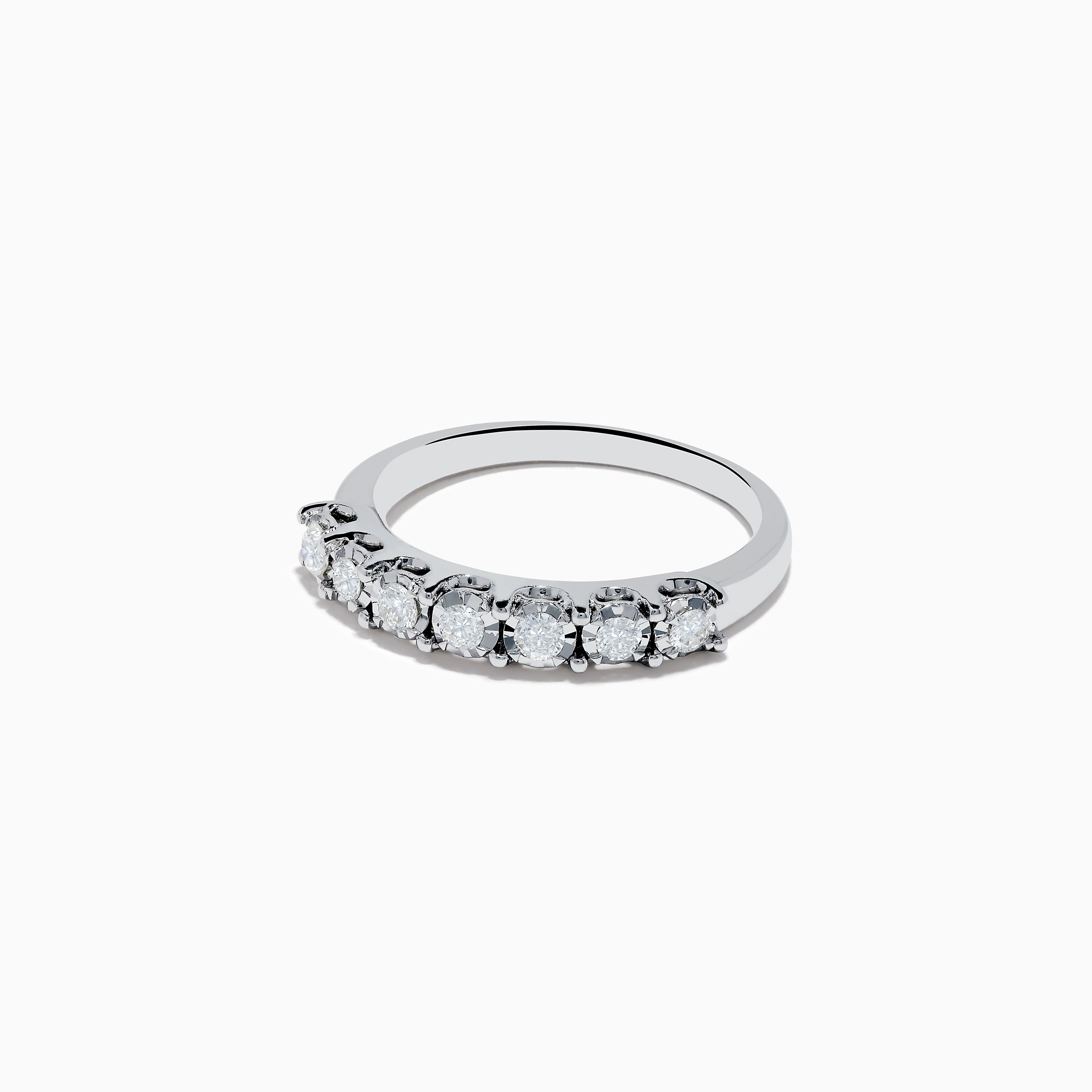 925 Silver Diamond Band Ring