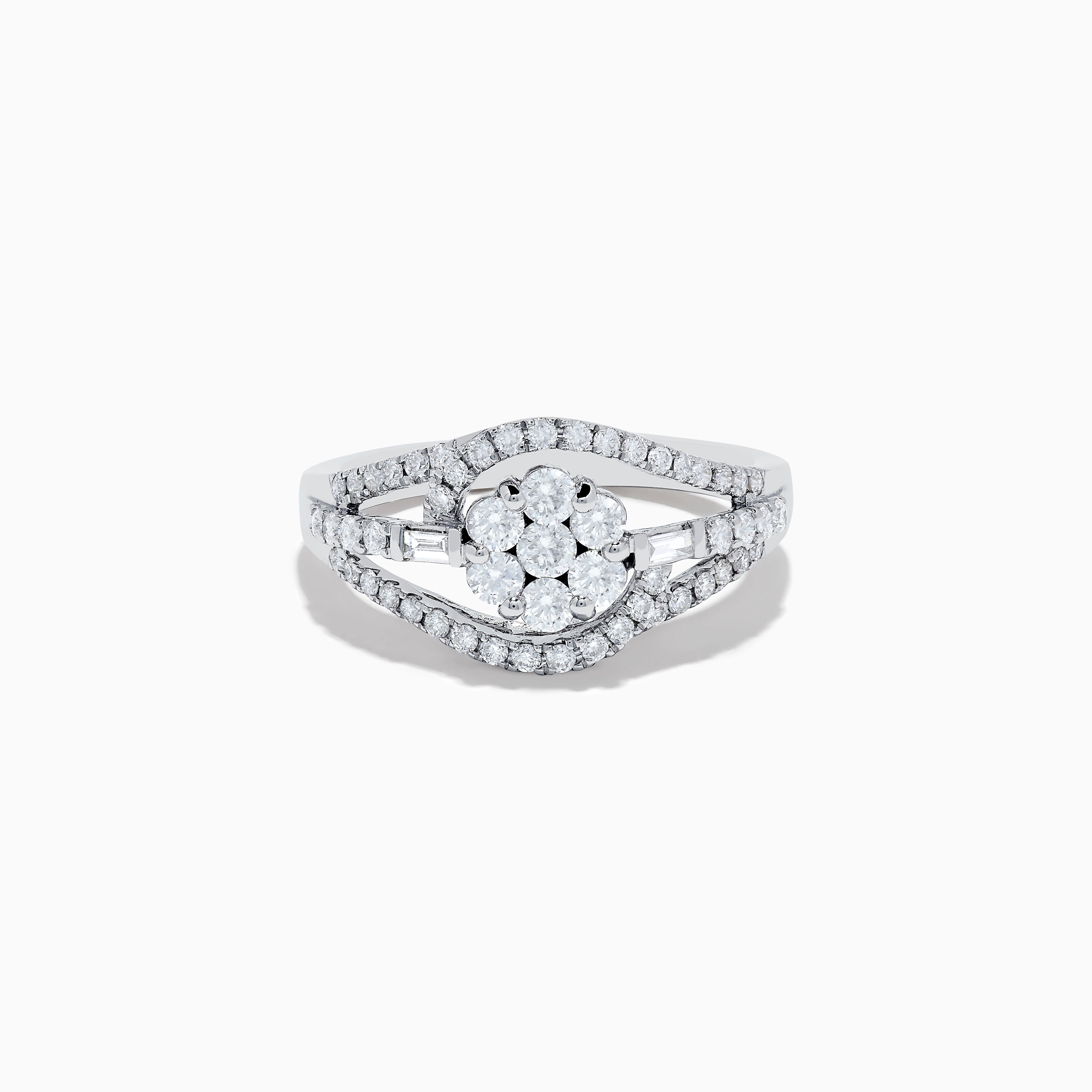 Bouquet 14K White Gold Diamond Ring