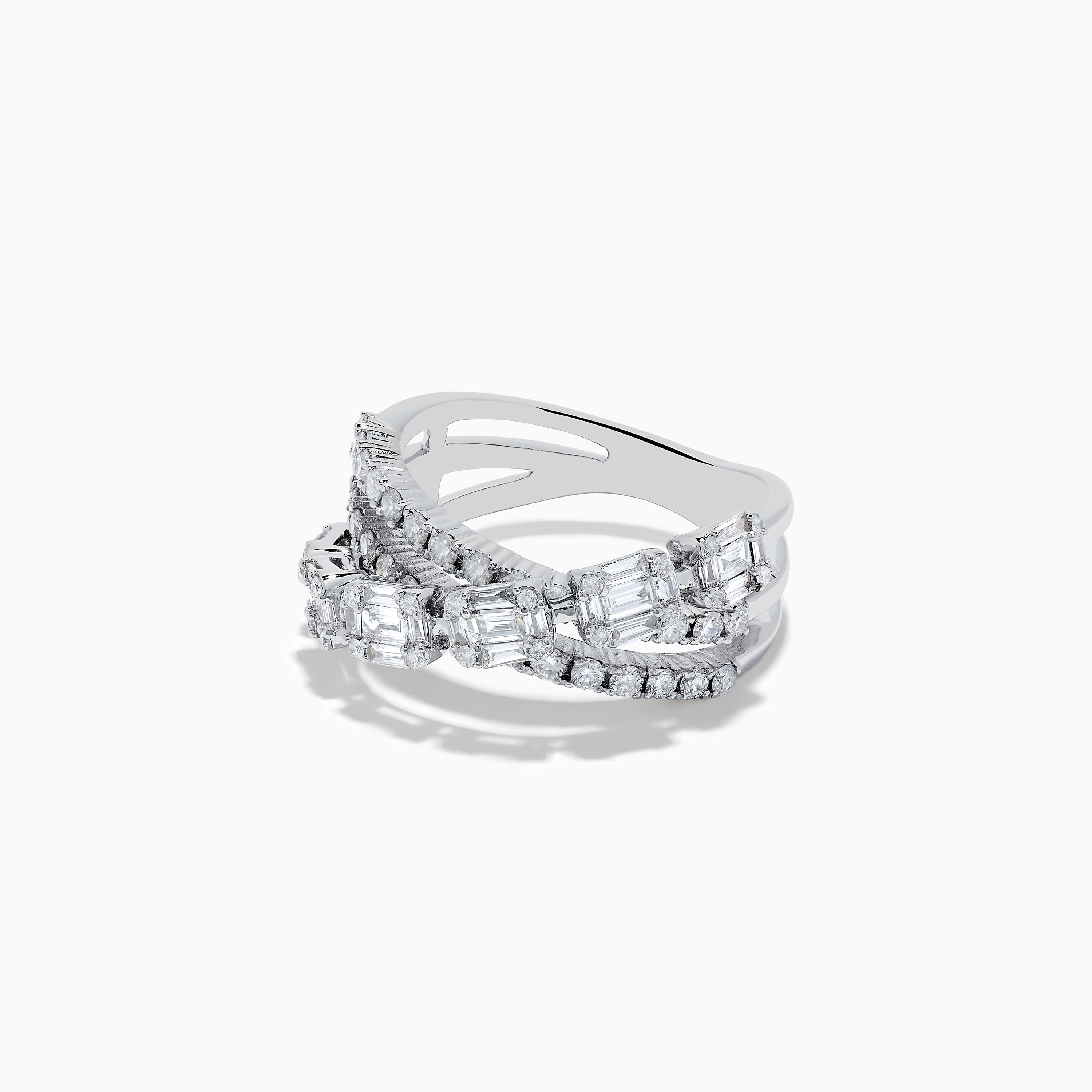 Classic 14K White Gold Diamond Ring