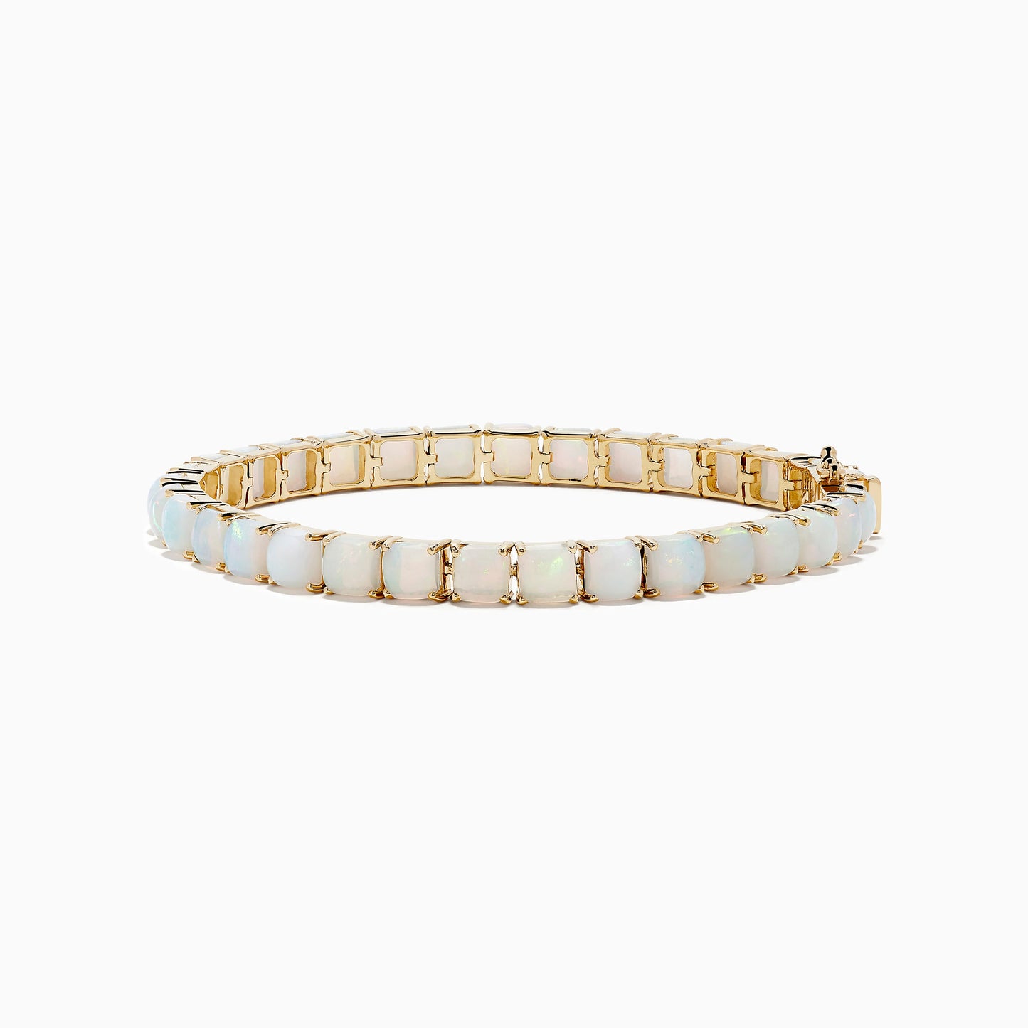 Aurora 14K Yellow Gold Opal Tennis Bracelet