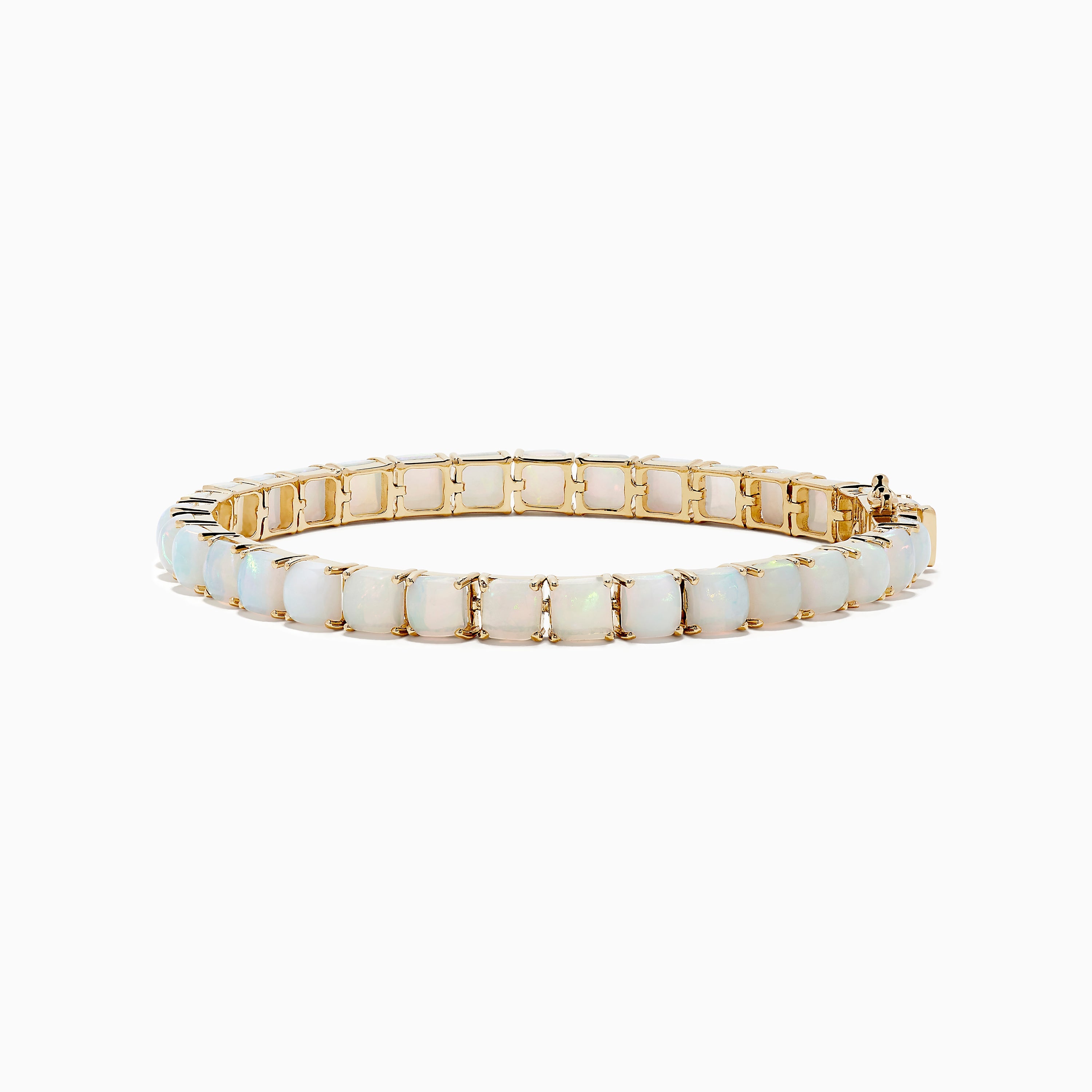 Aurora 14K Yellow Gold Opal Tennis Bracelet