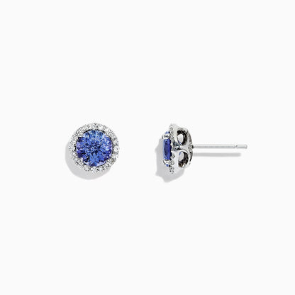 14K solid gold diamond hoop earrings for women with brilliant round-cut diamonds, perfect for luxury everyday wear.