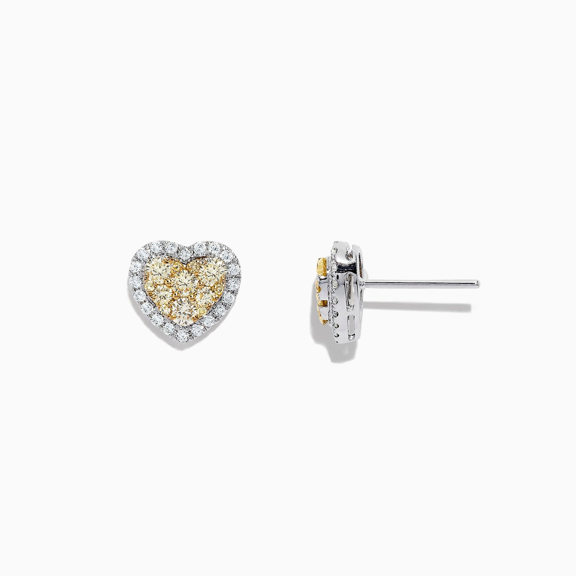 14K solid gold diamond hoop earrings for women with brilliant round-cut diamonds, perfect for luxury everyday wear.