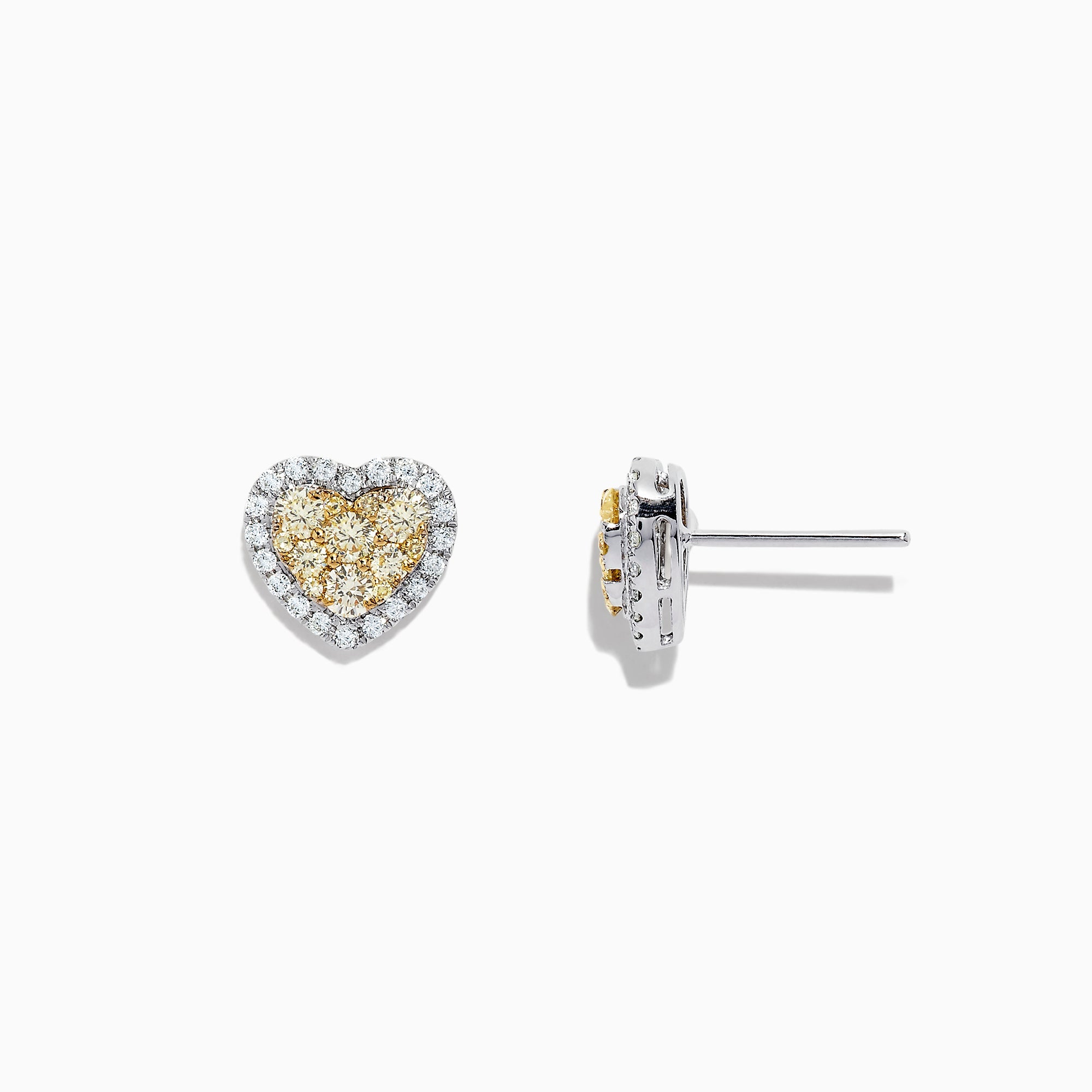 14K solid gold diamond hoop earrings for women with brilliant round-cut diamonds, perfect for luxury everyday wear.