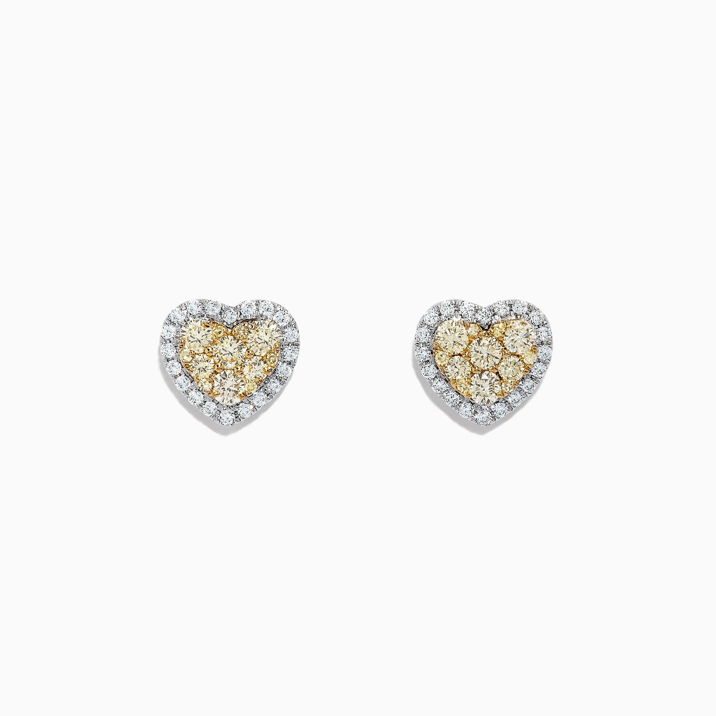14K solid gold diamond hoop earrings for women with brilliant round-cut diamonds, perfect for luxury everyday wear.