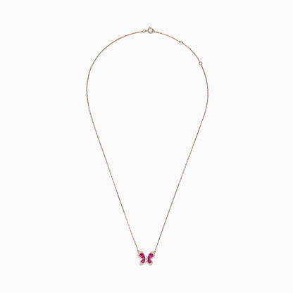 14K Yellow Gold Citrine Pendant, 0.48 TCW