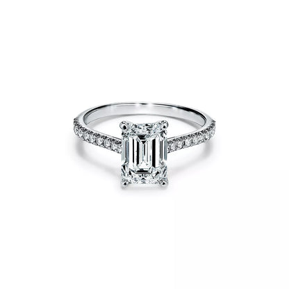 Emerald-cut Engagement Ring