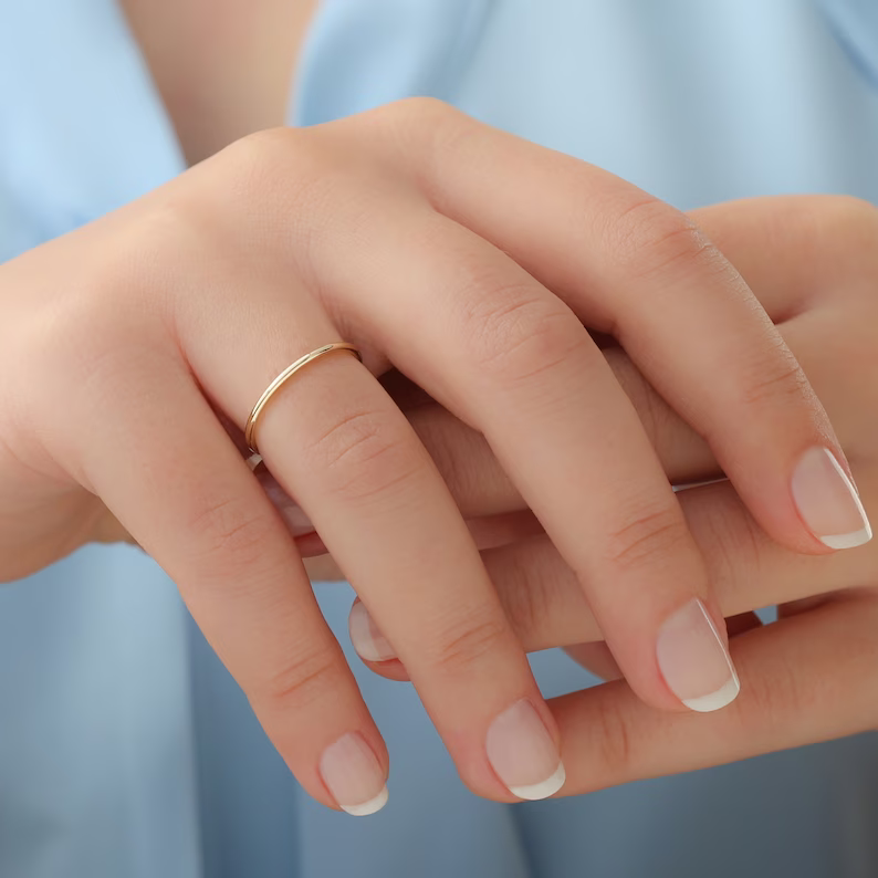 Gold ring Rose Gold, and Silver Rings – Elegant, Handcrafted Design