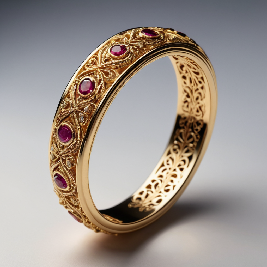 Unique Gold Ring – Bold and Elegant with Intricate Detailing