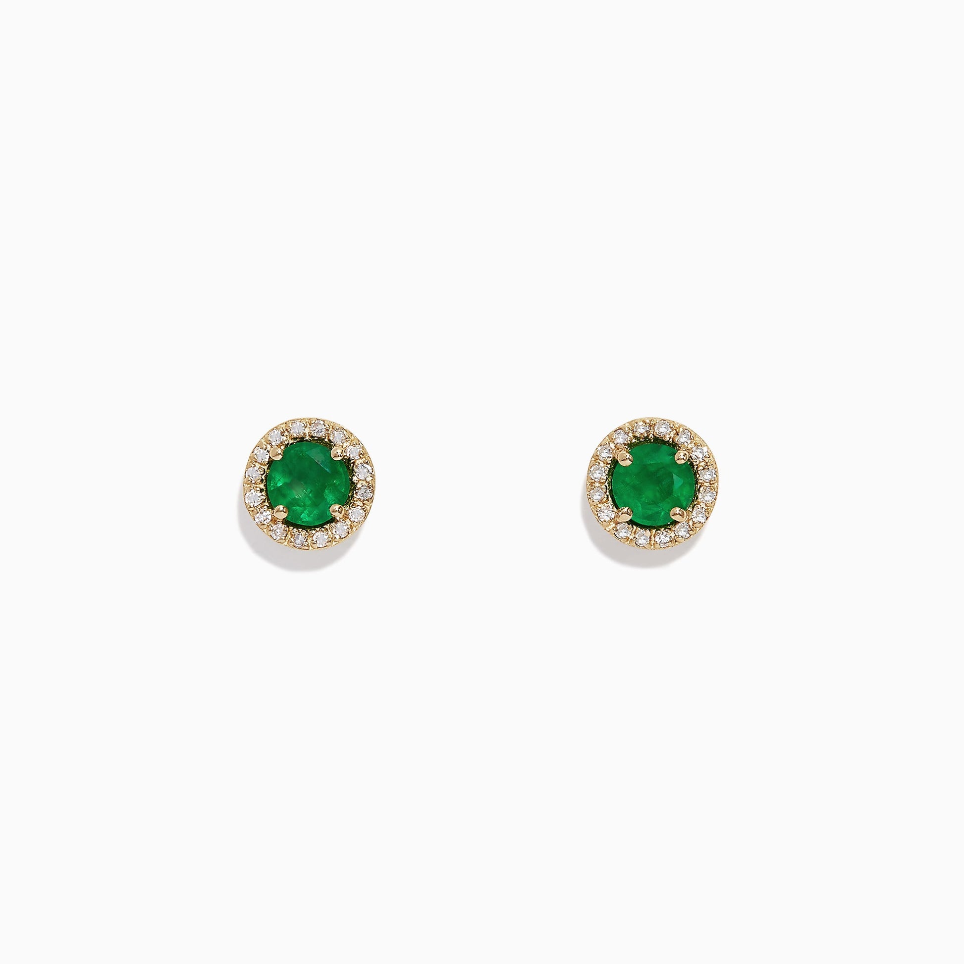 14K solid gold diamond hoop earrings for women with brilliant round-cut diamonds, perfect for luxury everyday wear.