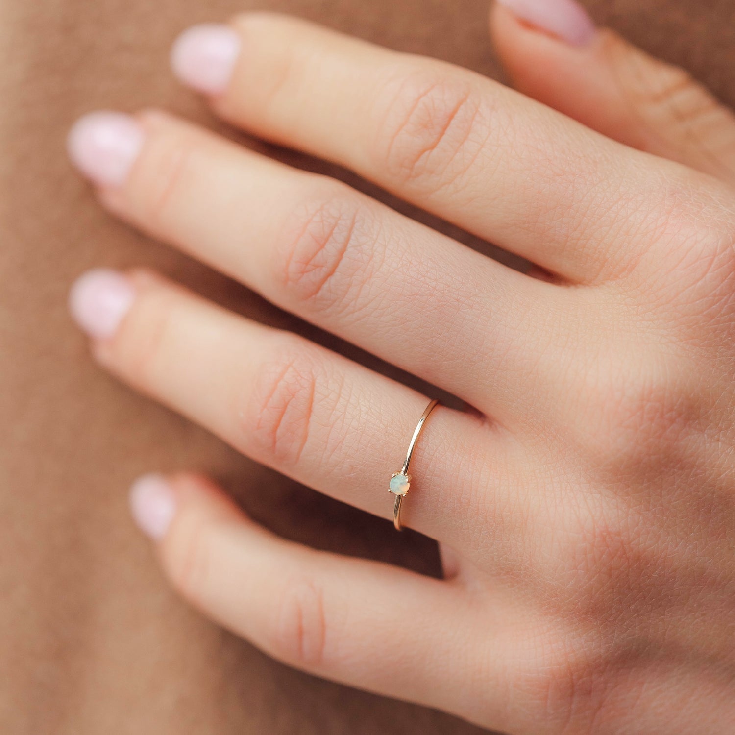 Little Opal Stacking Ring