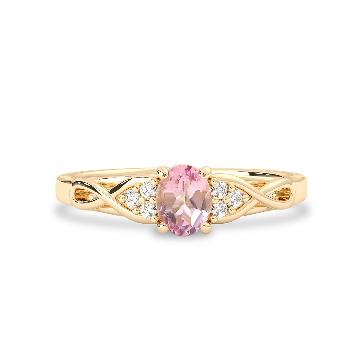 The Serene Swan Ring, Tourmaline & Diamonds