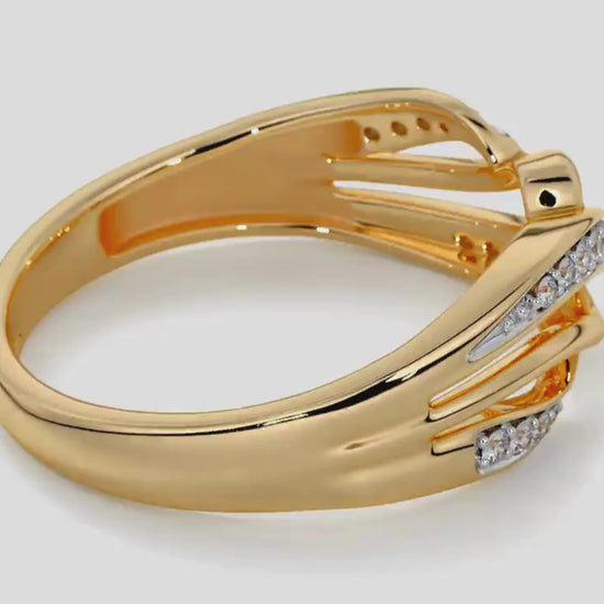 The Aurora Band Ring