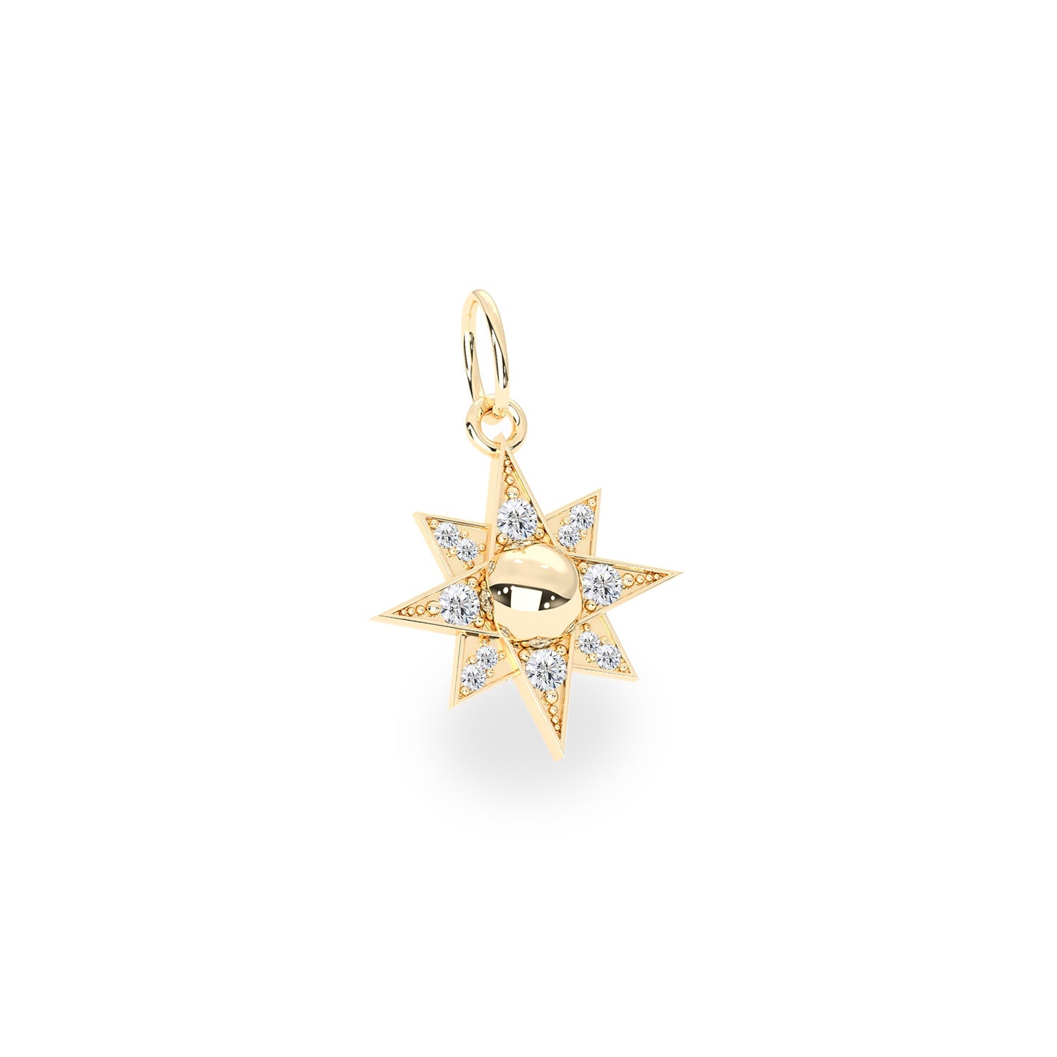 The Brave Sun Charm, Natural Diamonds